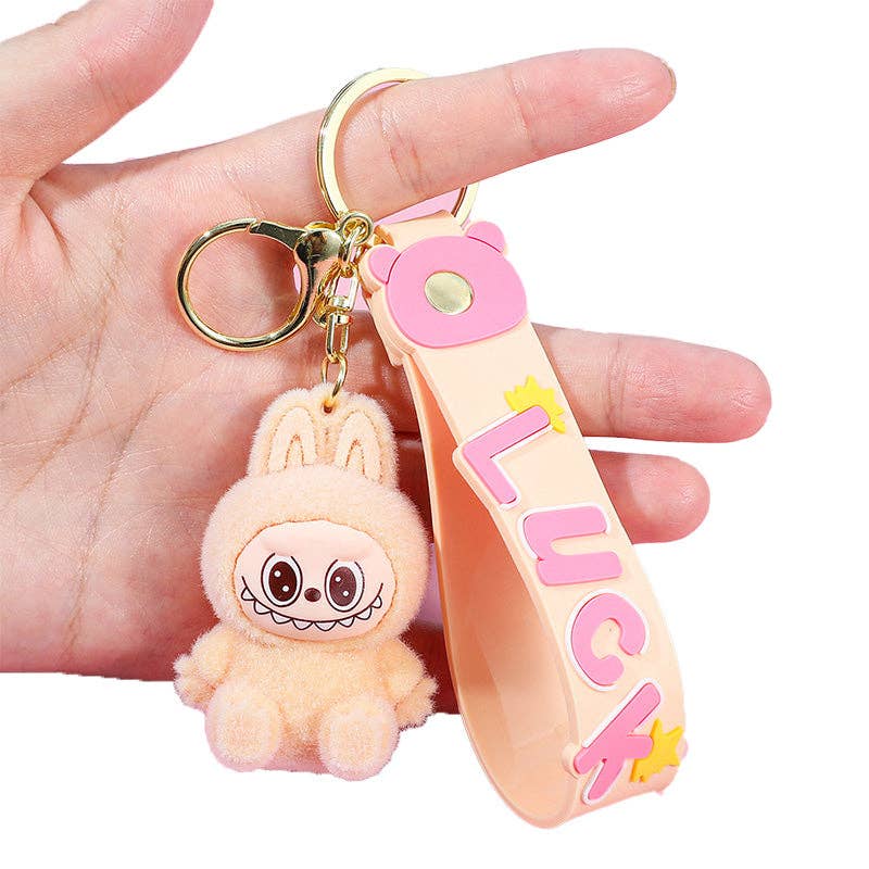 Cartoon Silicone Keychain With Various Character Designs