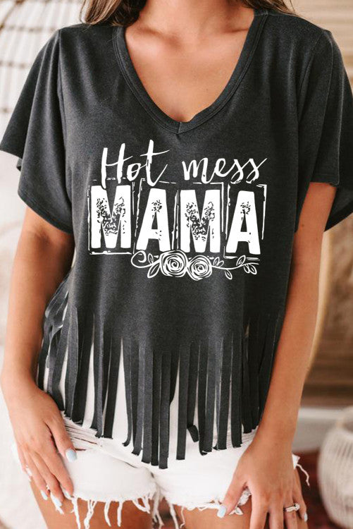 Hot Mess Momma tee