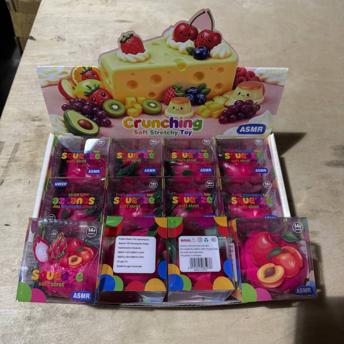 Crackling Crunchy Dragon Fruit Squishy