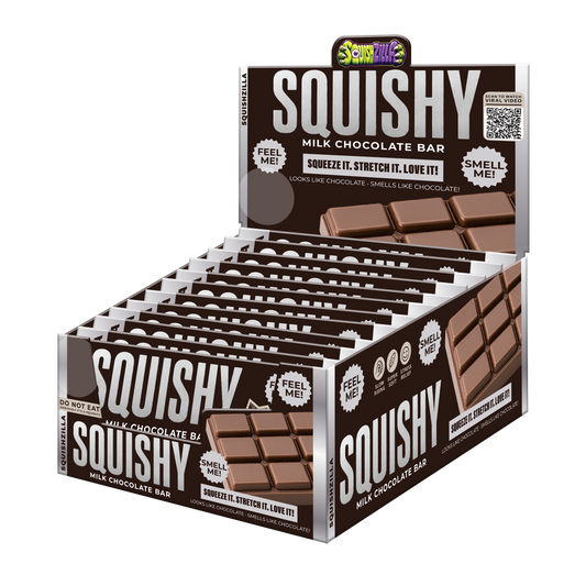PRE-ORDER fun Doh Slow Rise Scented Squishy Chocolate Bar est arrival end of July