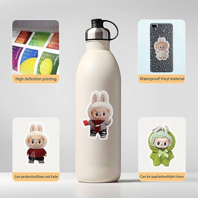 50 pcs cute monster cartoon cute deco sticker