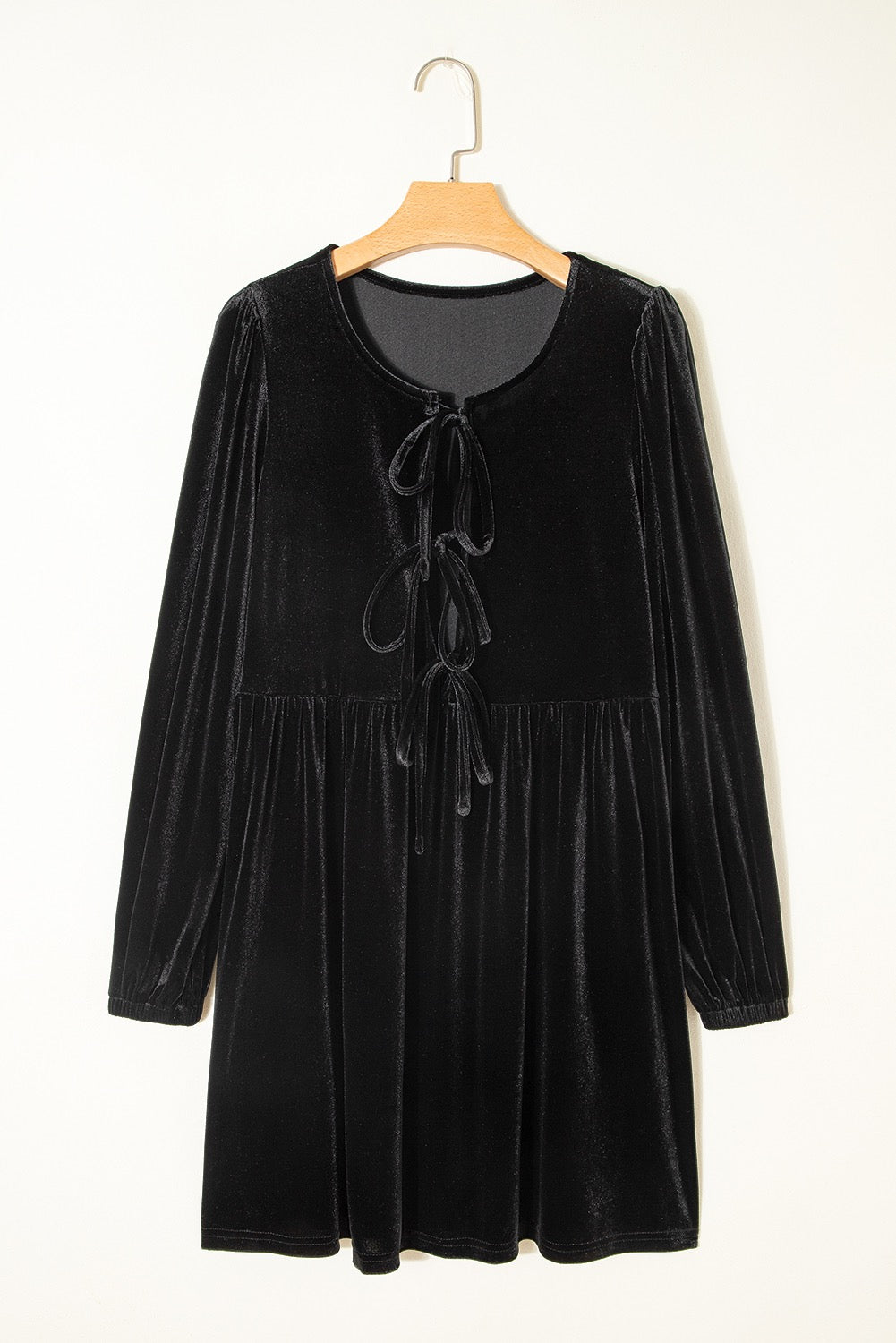 Velvet Bow Christmas Dress