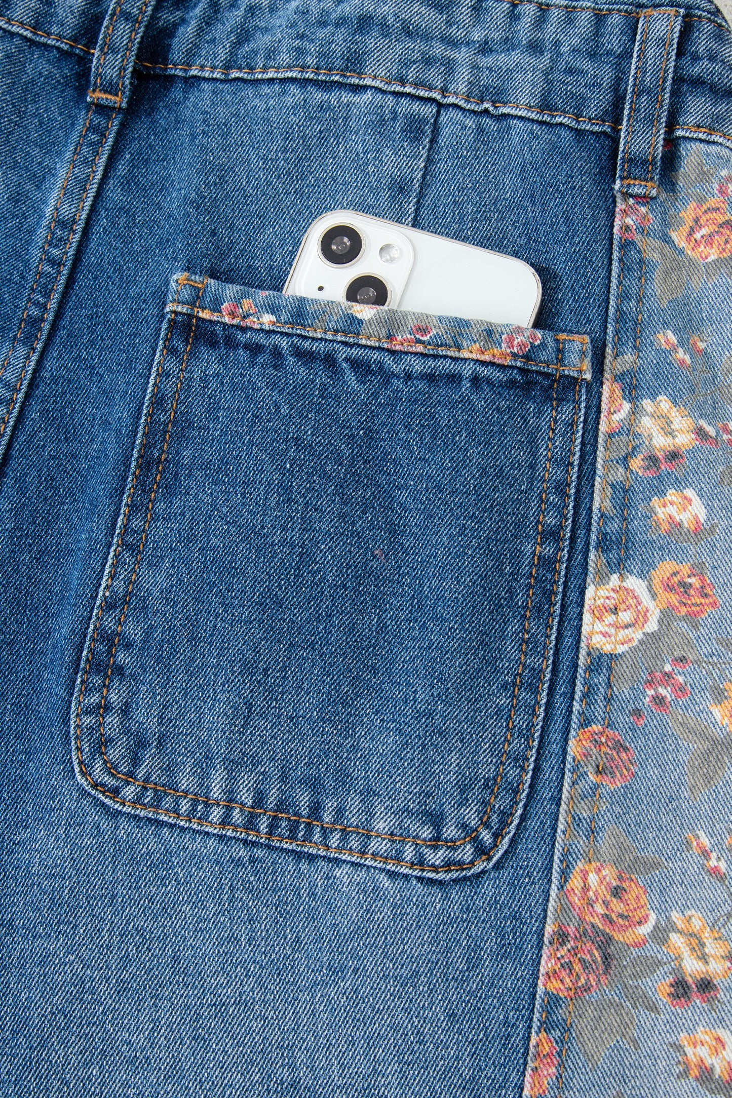 Blush & Blossom Denim Overalls