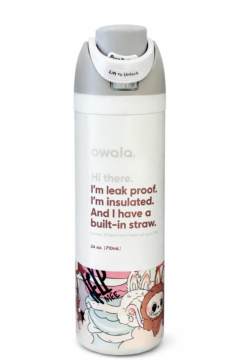 Monster Printed Owala Bottle