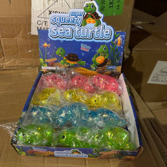 Sugar Squishy Glitter Sea Turtle