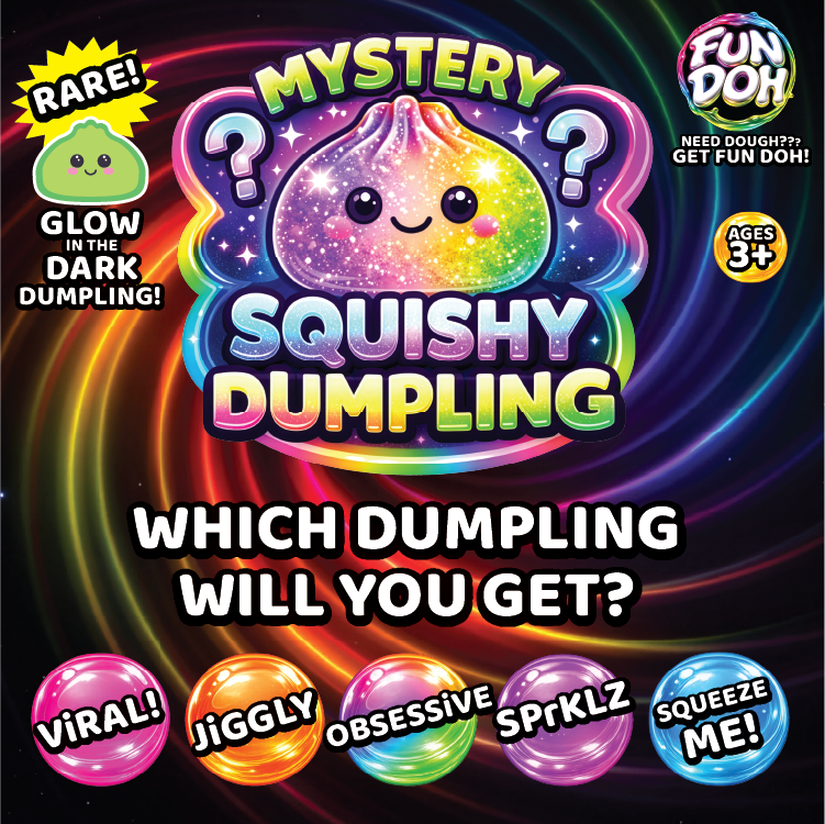Fun Doh Mystery Dumpling Squish Toy - VIRAL and TOP SELLER!