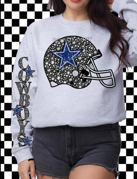 Cowboys rhinestone 