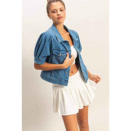 Lovely Washed Denim Jacket