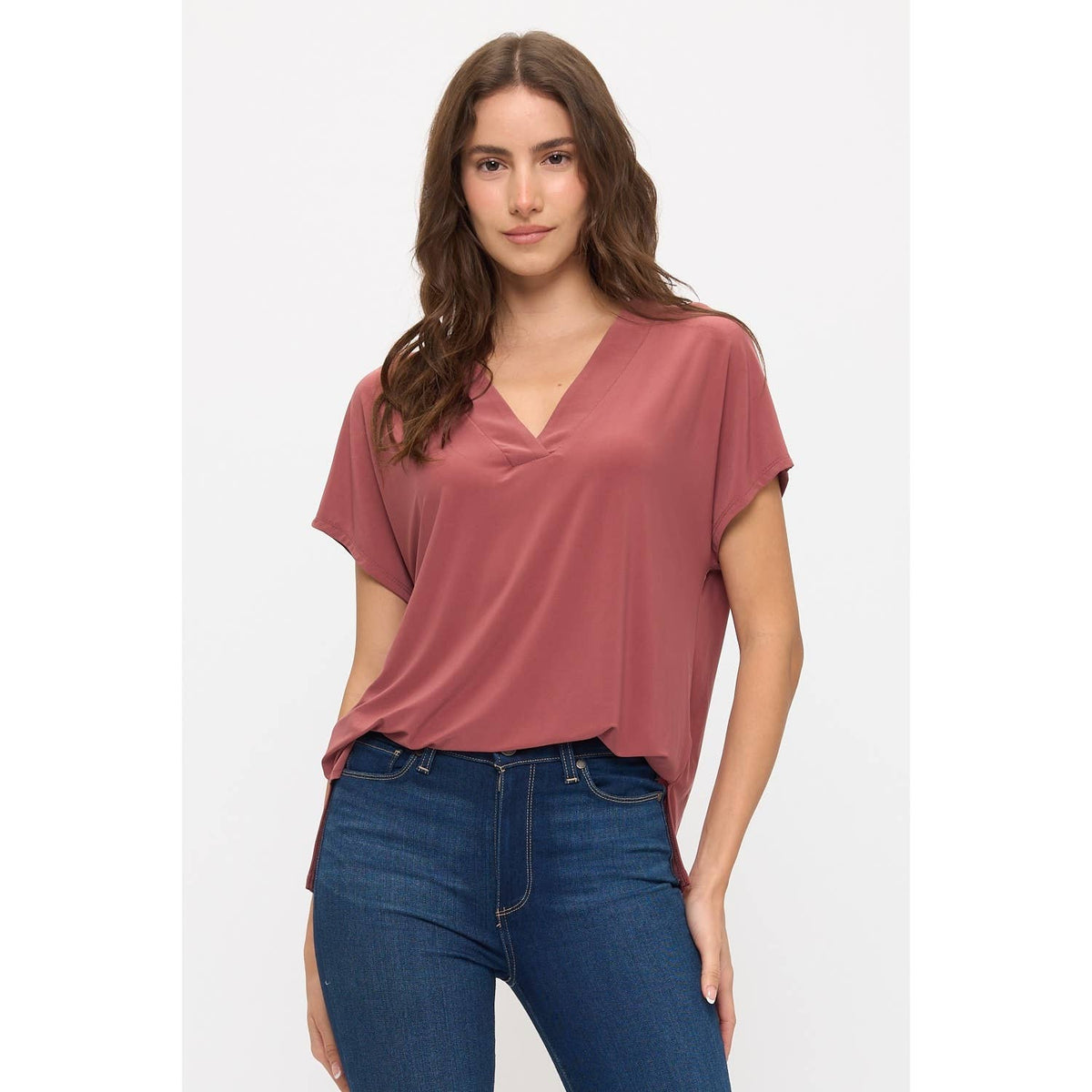 CASUAL DEEP V NECK DOLMAN