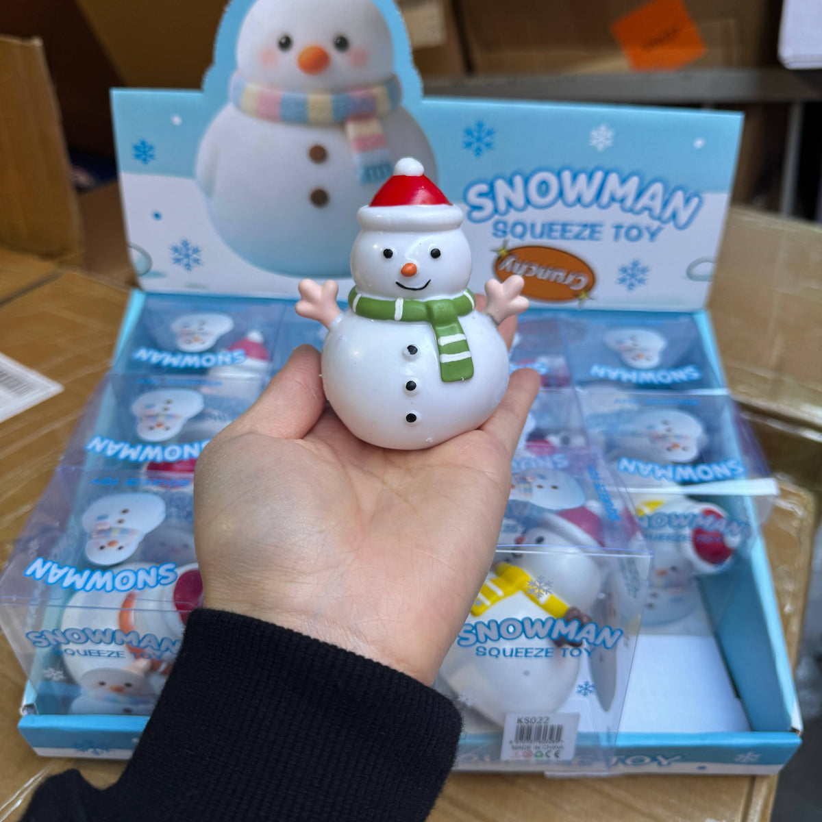 Crunchy Christmas Snowman Squishy