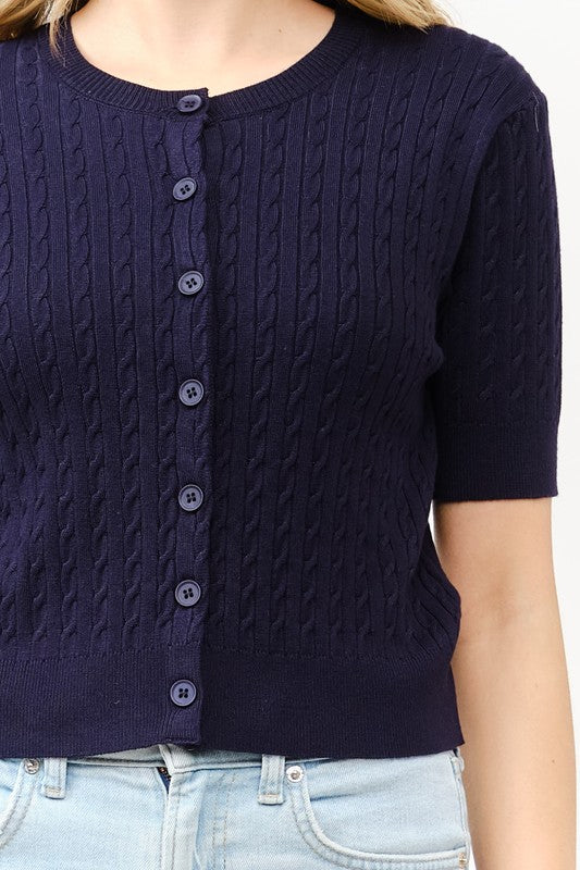 Navy Summer Cardigan