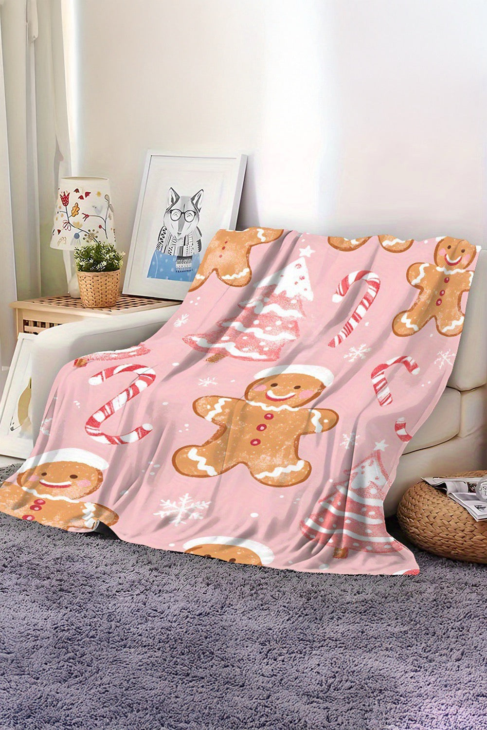 Ginger Bread Christmas Blanket