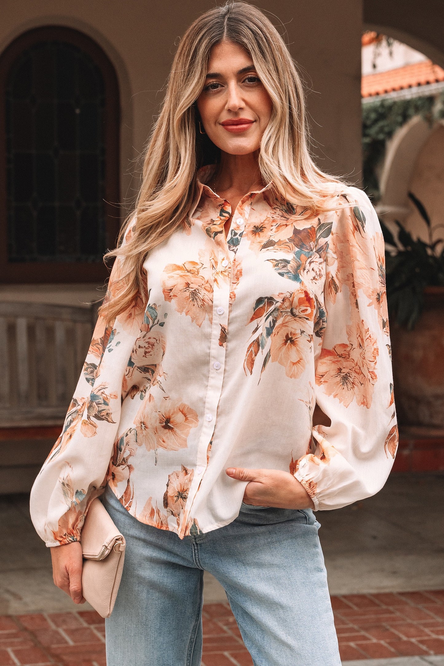 Floral Wear to Work top