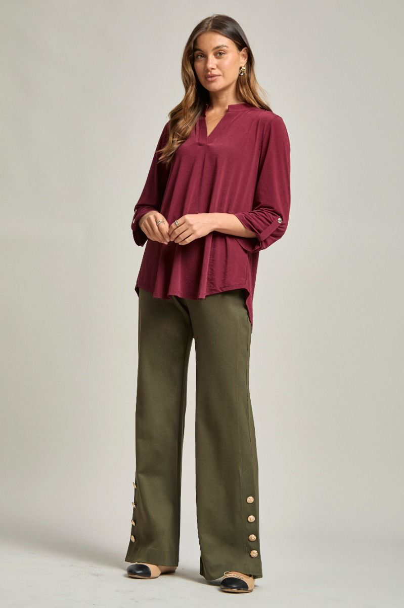 Doorbuster Dear Scarlett Lizzy 3/4 sleeve top