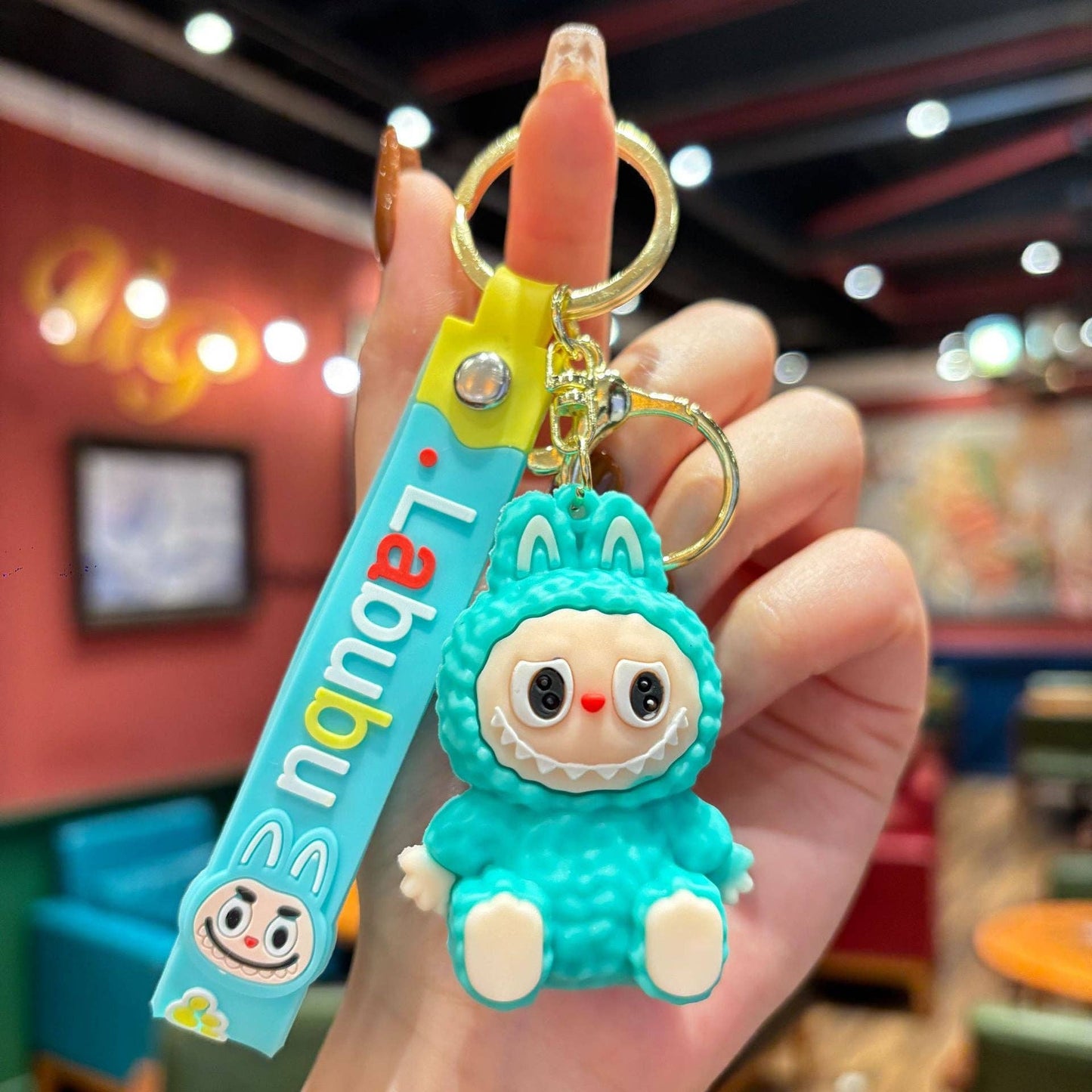 Cute Silicone cute monster Keychain Bag Pendant