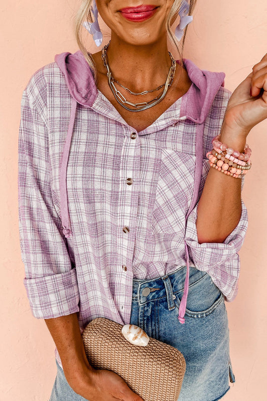 Pink Flannel Top