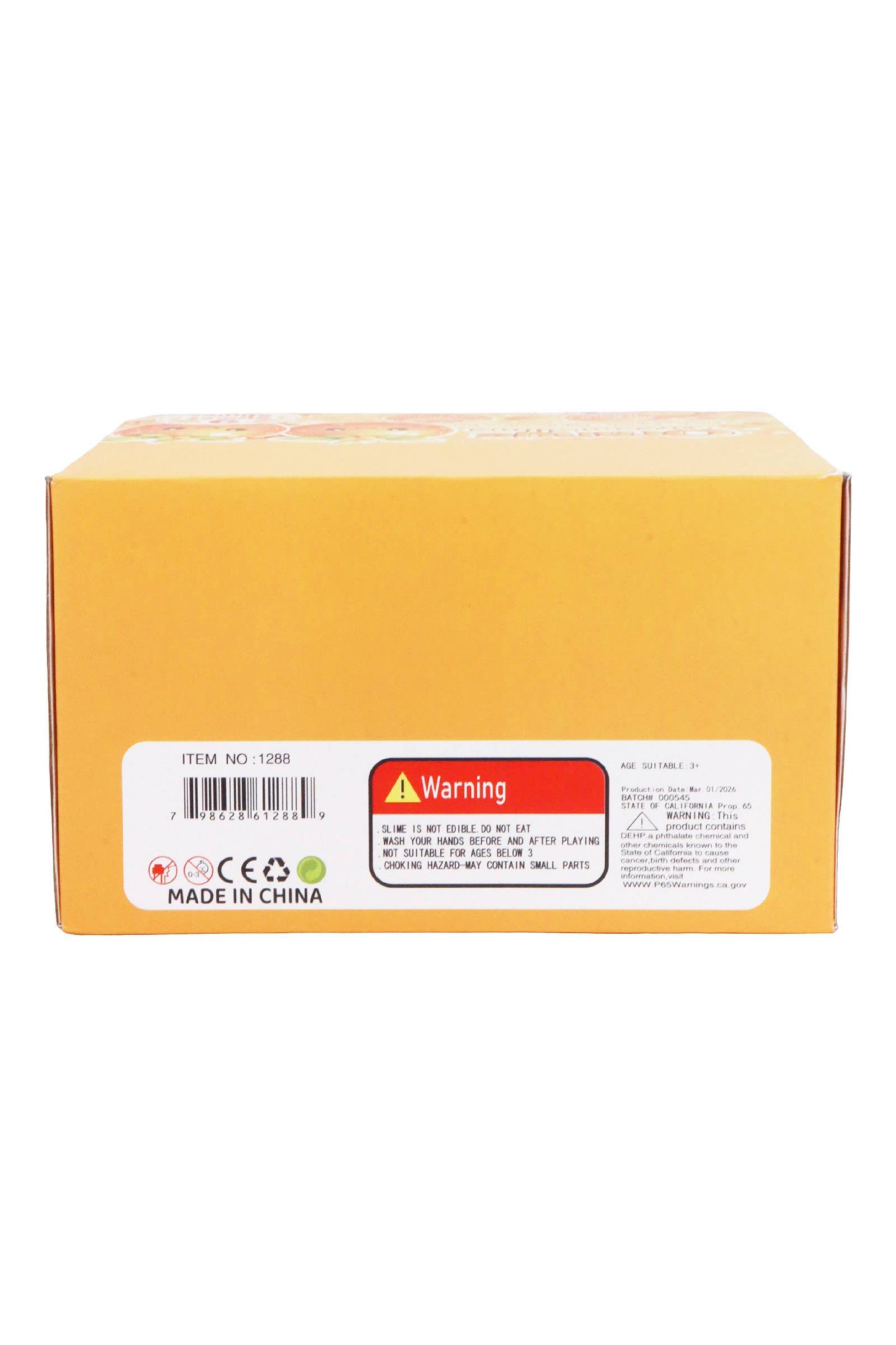Sparkling Yellow Citrus Melon Fruit Soda Can Glitter Slime EST Arrival Mid Aug