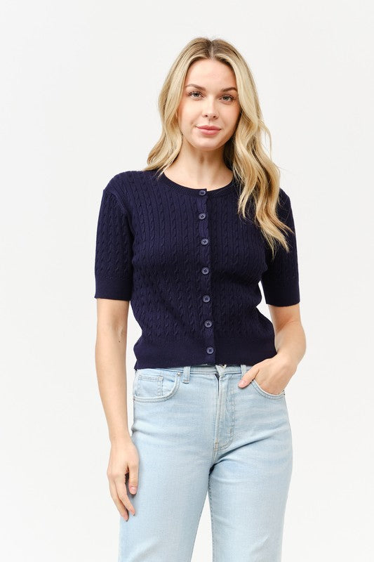 Navy Summer Cardigan