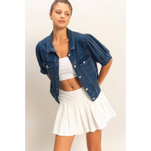 Lovely Washed Denim Jacket