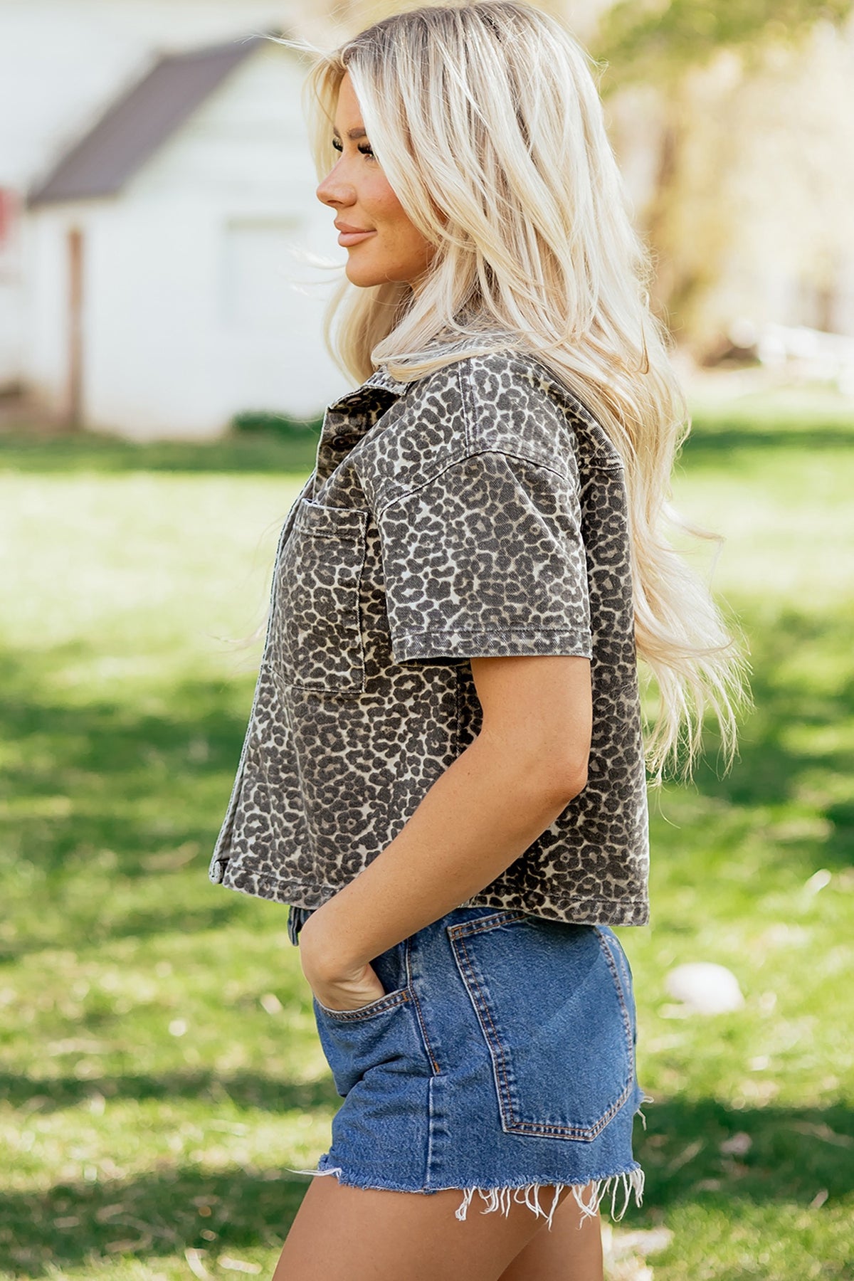 Wild N Leopard Denim Jacket