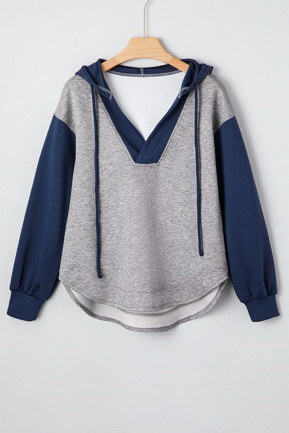 Navy N Grey Hoodie
