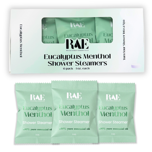 Eucalyptus Menthol Shower Steamers 6 Pack - Made in USA