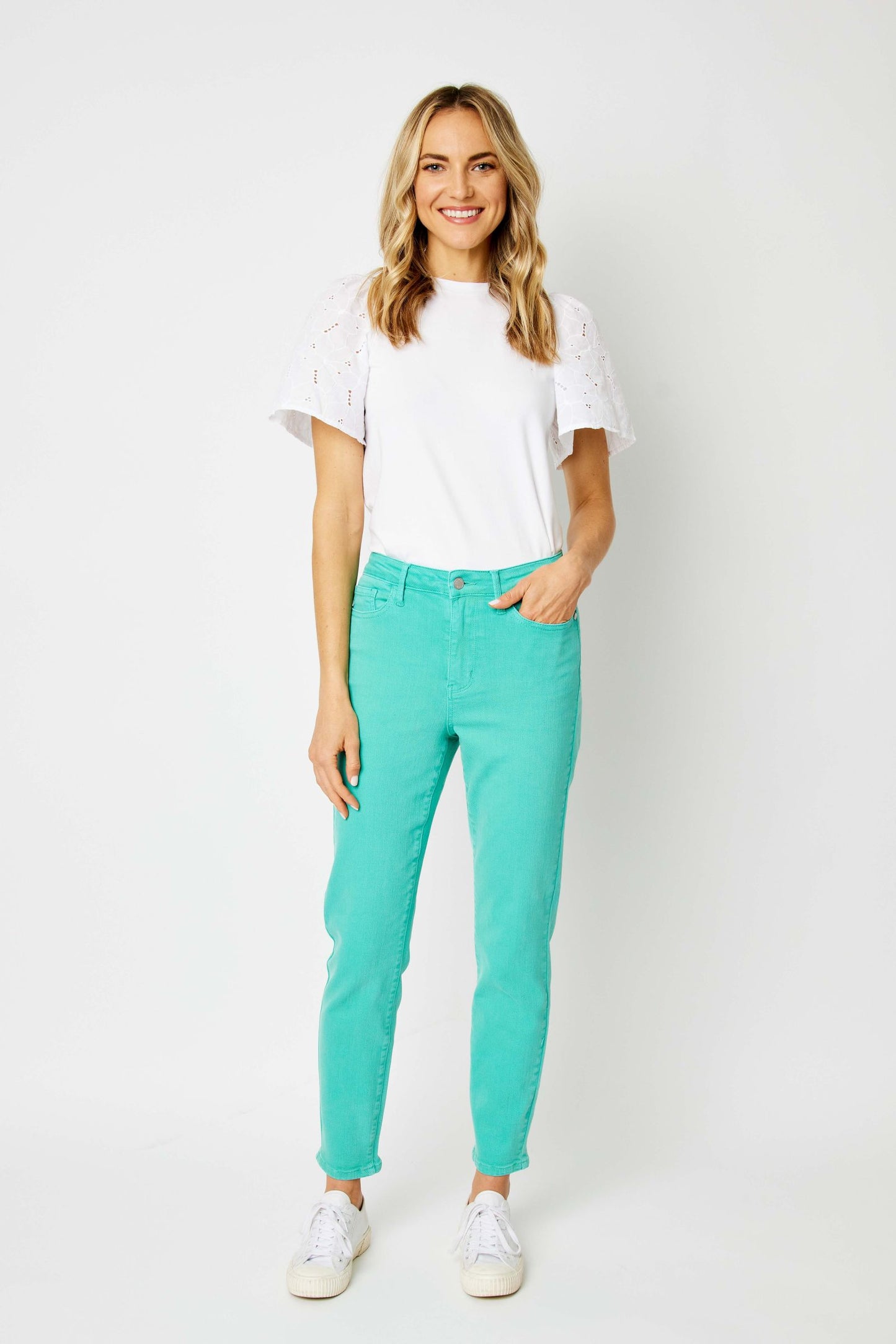 Teal Judy Pant