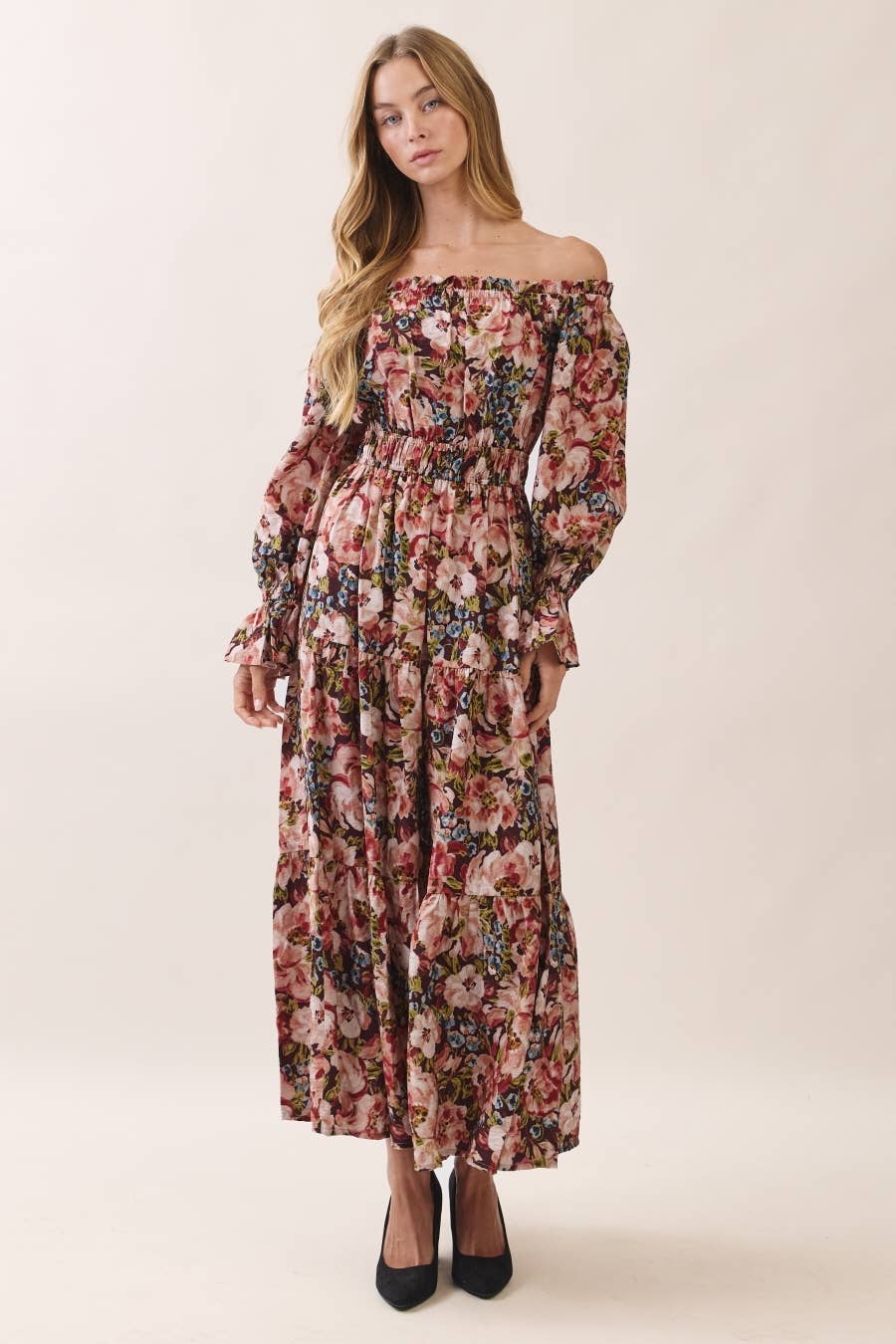 Floral FALL ODDI Midi Dress