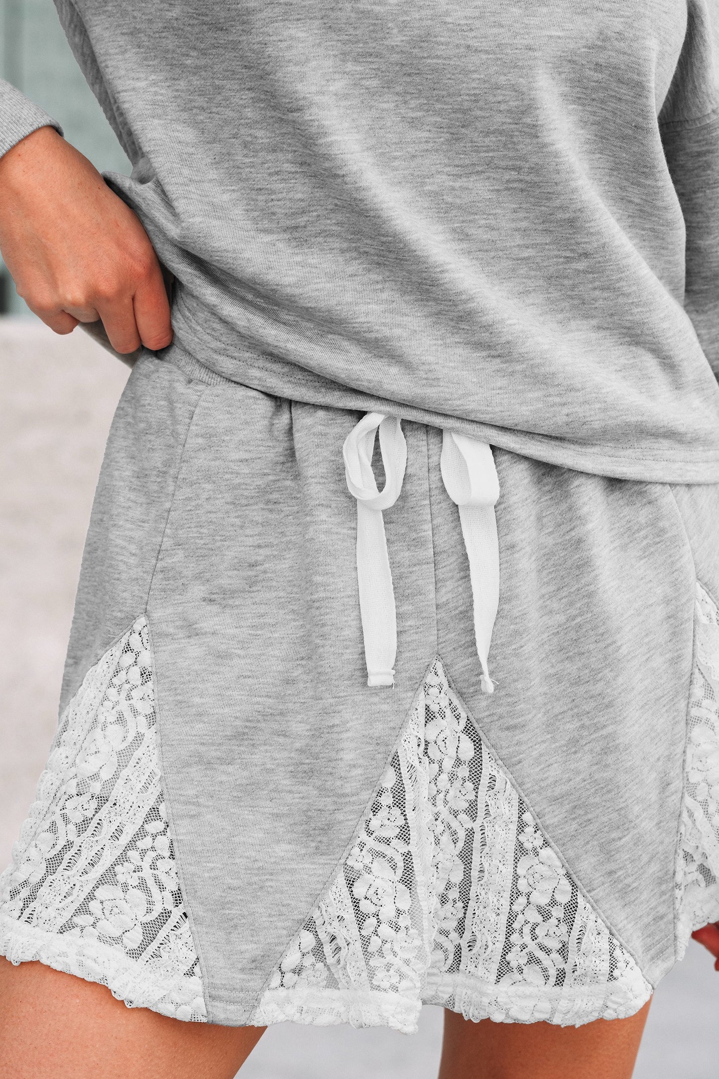 Raegan 2 piece set w/lace