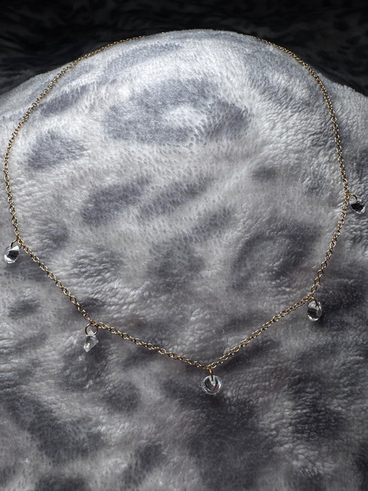Crystal Delicate Summer 18K necklace