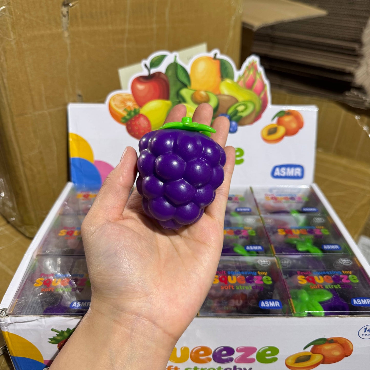 Crackling Crunchy Grape Squishy