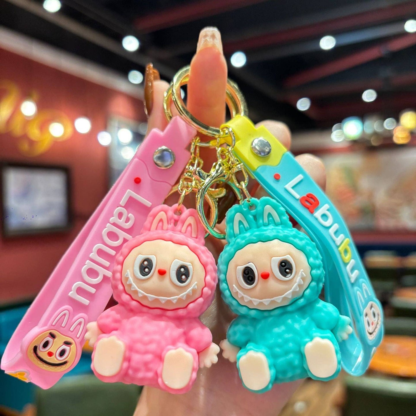 Cute Silicone cute monster Keychain Bag Pendant