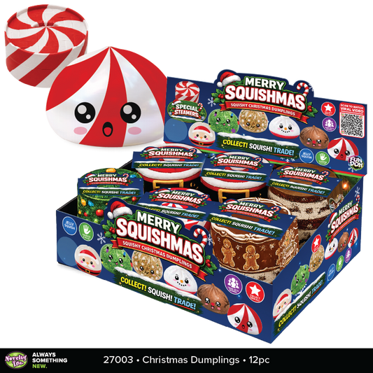 Fun Doh Christmas Dumpling Squishy Toy PRE-order EST arrival Sept 26