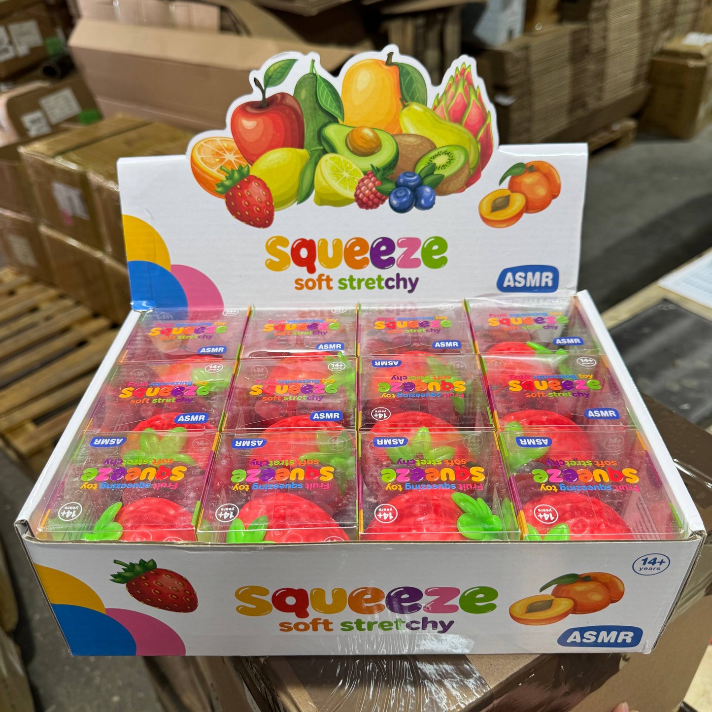 Crackling Crunchy Strawberry Squishy