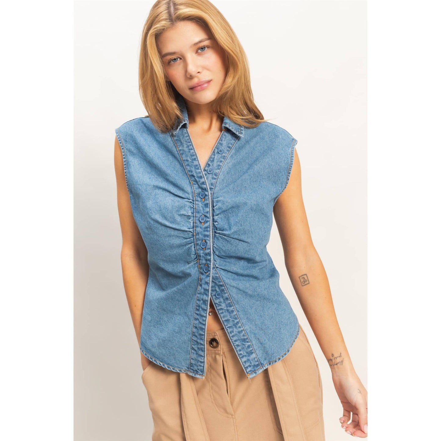 Shes Got it Denim Top
