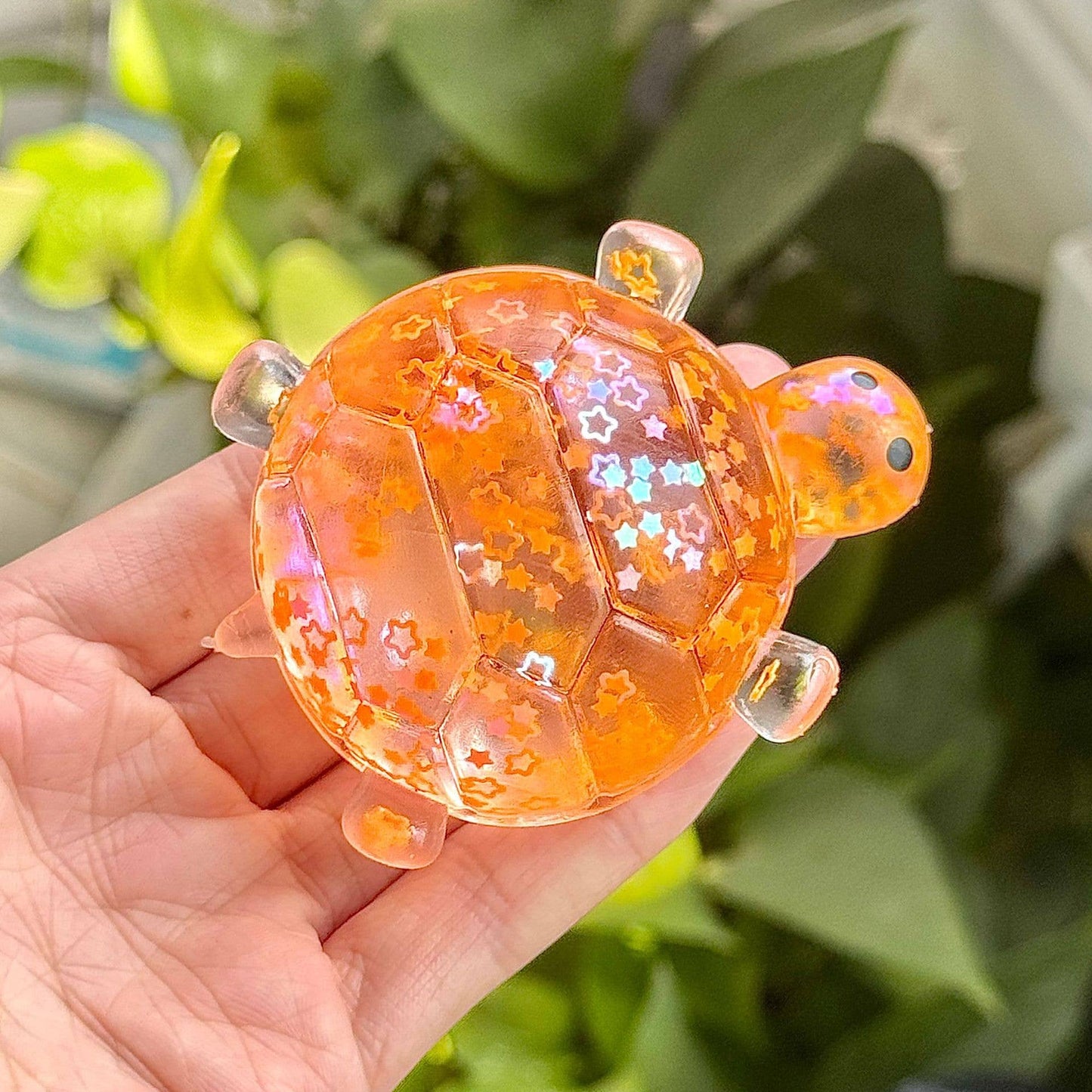 Maltose Glitter cute sea turtle squishy toy-Random Color