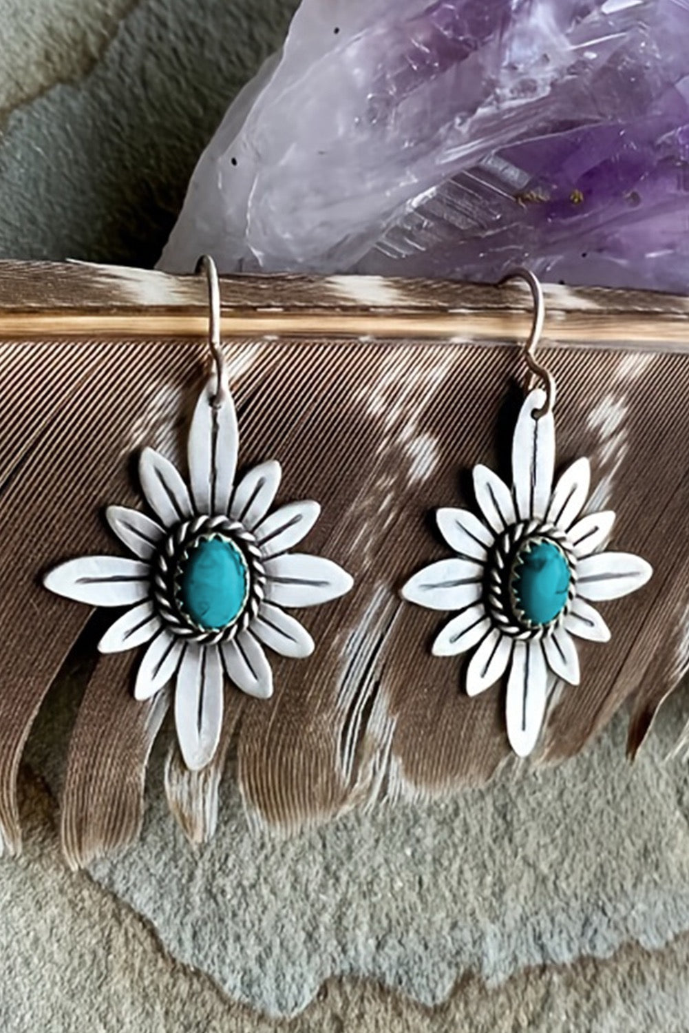 Western Turquoise Earrings
