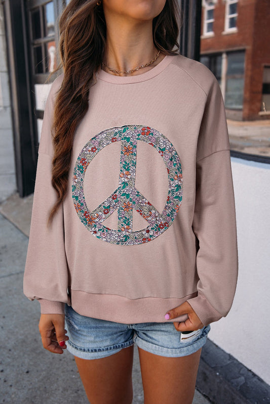 Peace Sign Sweatshirt