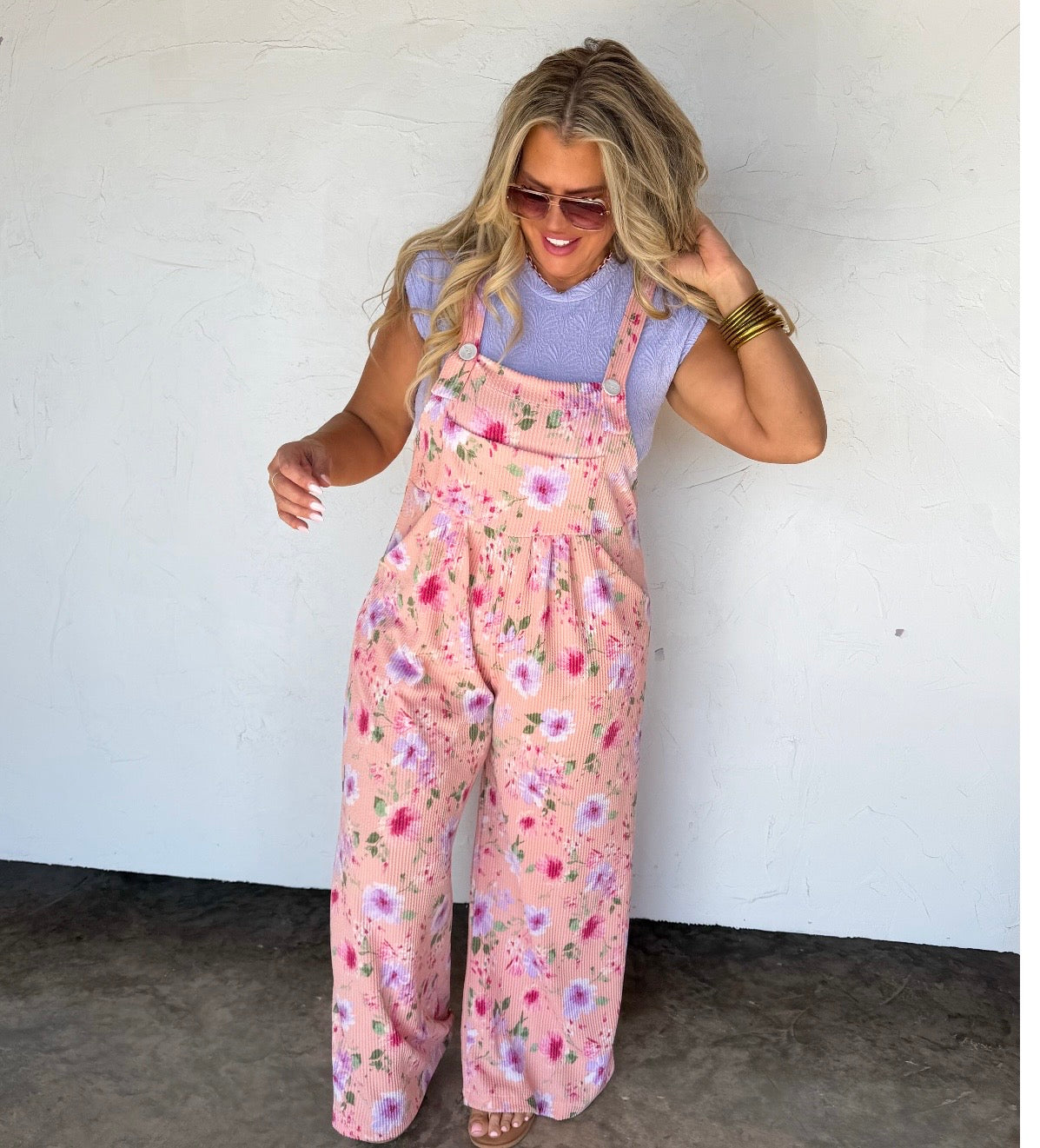 Blakeley Lightweight Floral Overalls
