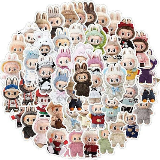 50 pcs cute monster cartoon cute deco sticker