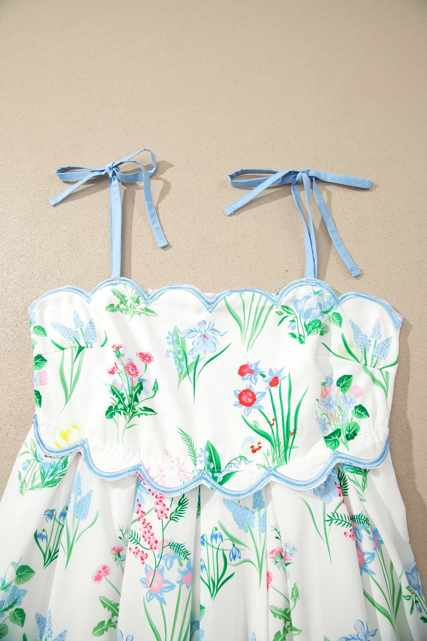 Delicate Scallop Dress