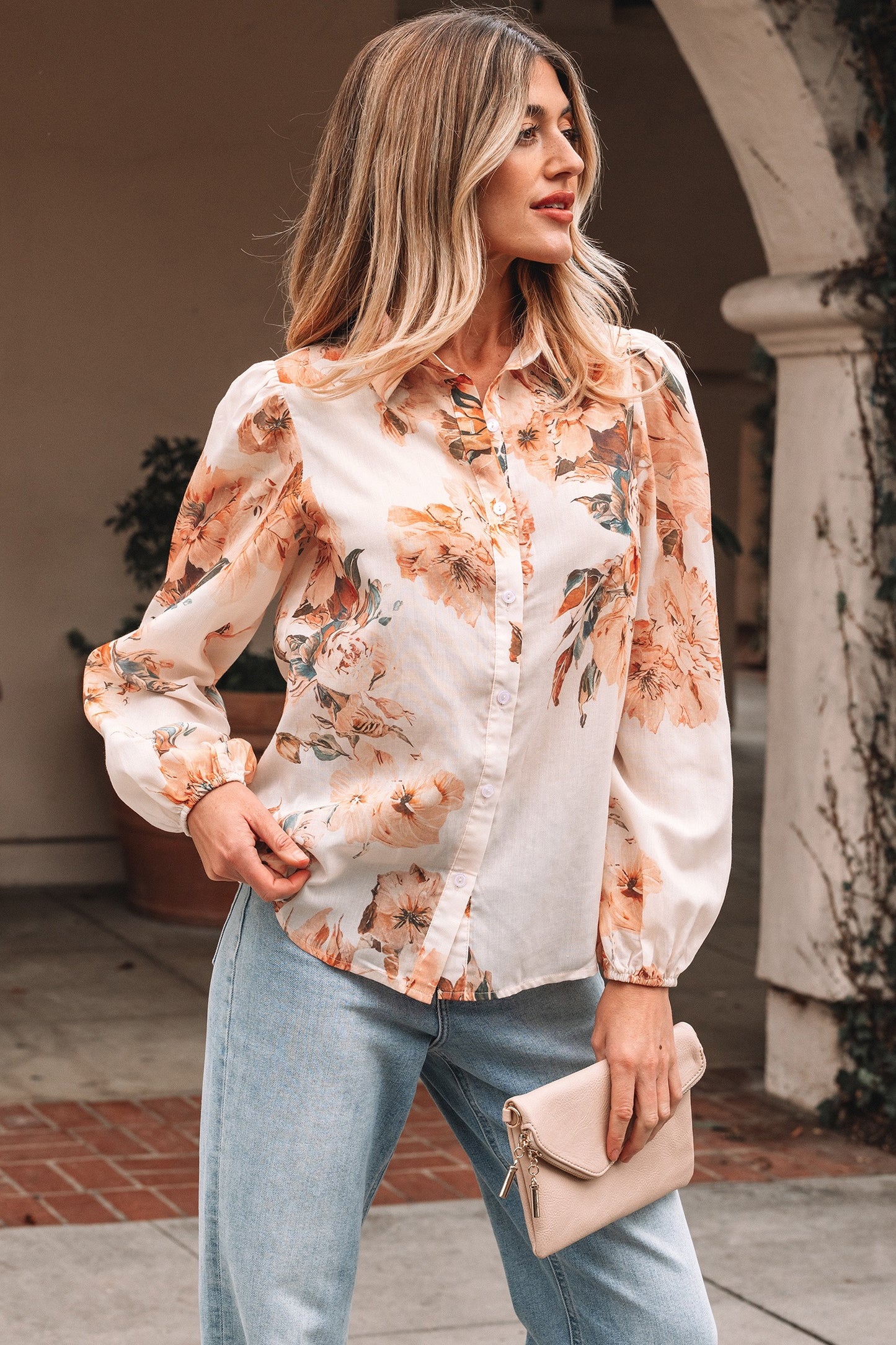 Floral Wear to Work top