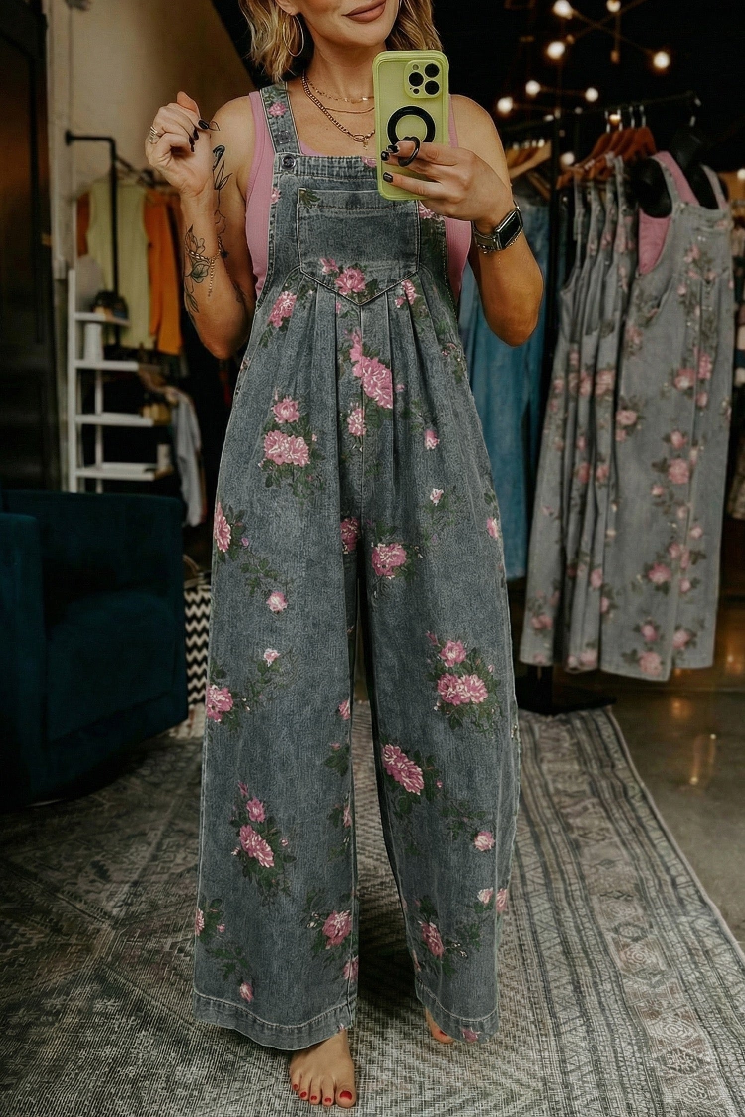Floral Forever Overalls – CARAES CLOSET