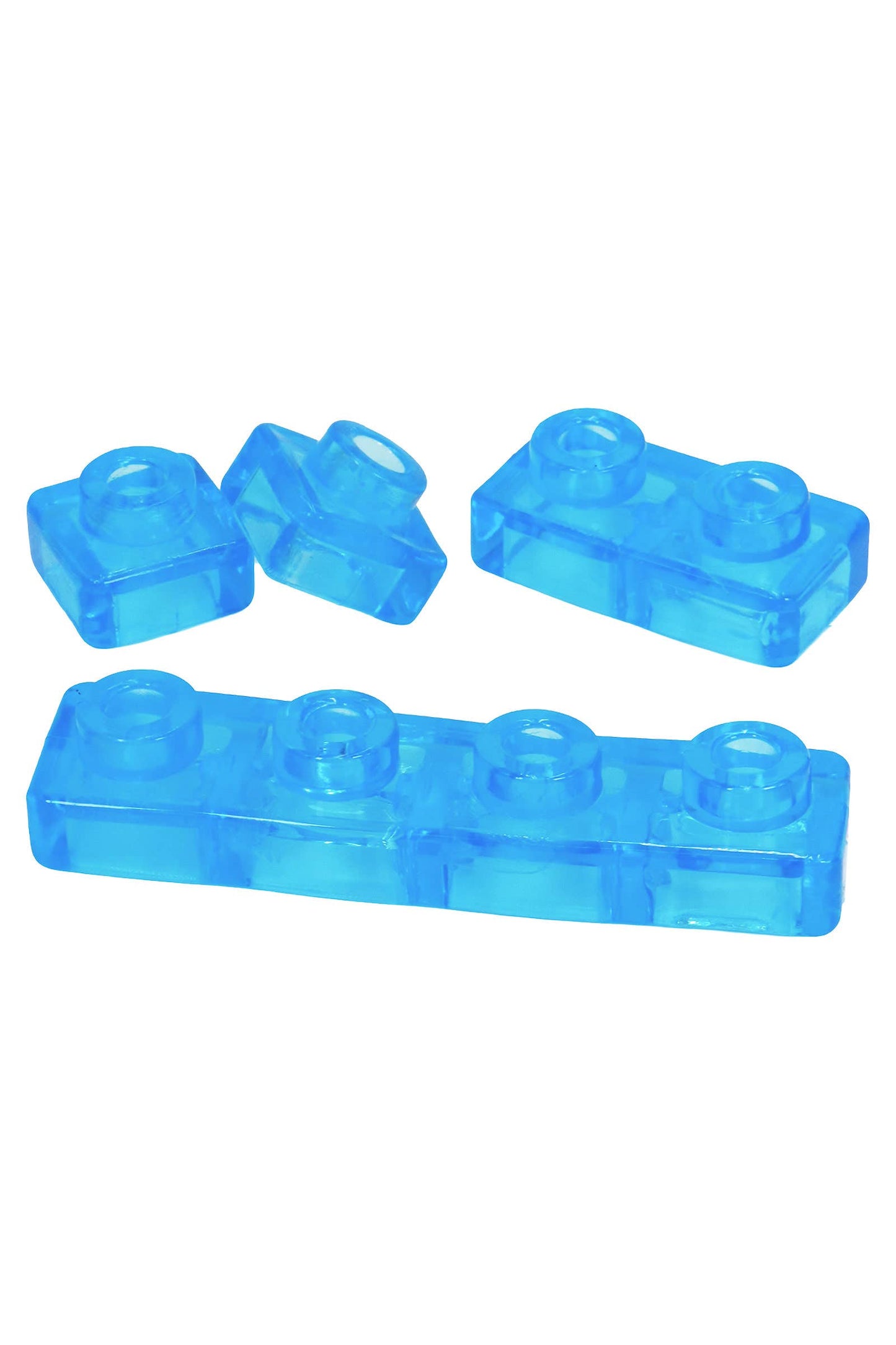 40-Count Colorful Gummy Squishy Sensory Building Block