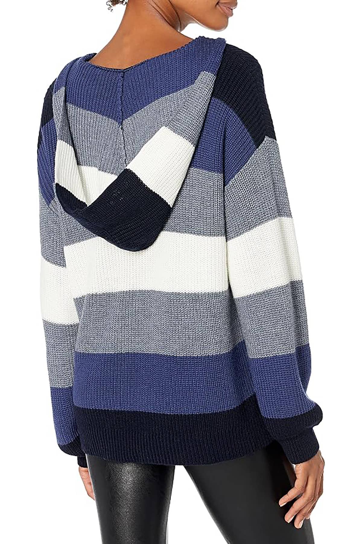 HARBOR STRIPE HOODIE SWEATER