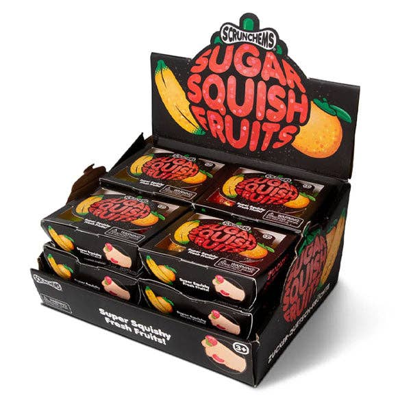Scrunchems® Sugar Squish Fruits Squishy | 3-Piece Glitter Oct 10th PREORDER