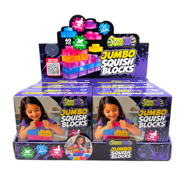 Fun Doh JUMBO Squish Blocks Building Sensory Toy