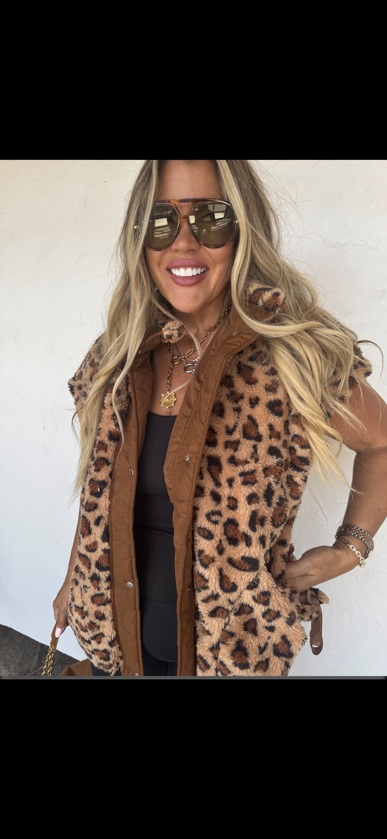 Sale Blakeley Leopard Vest