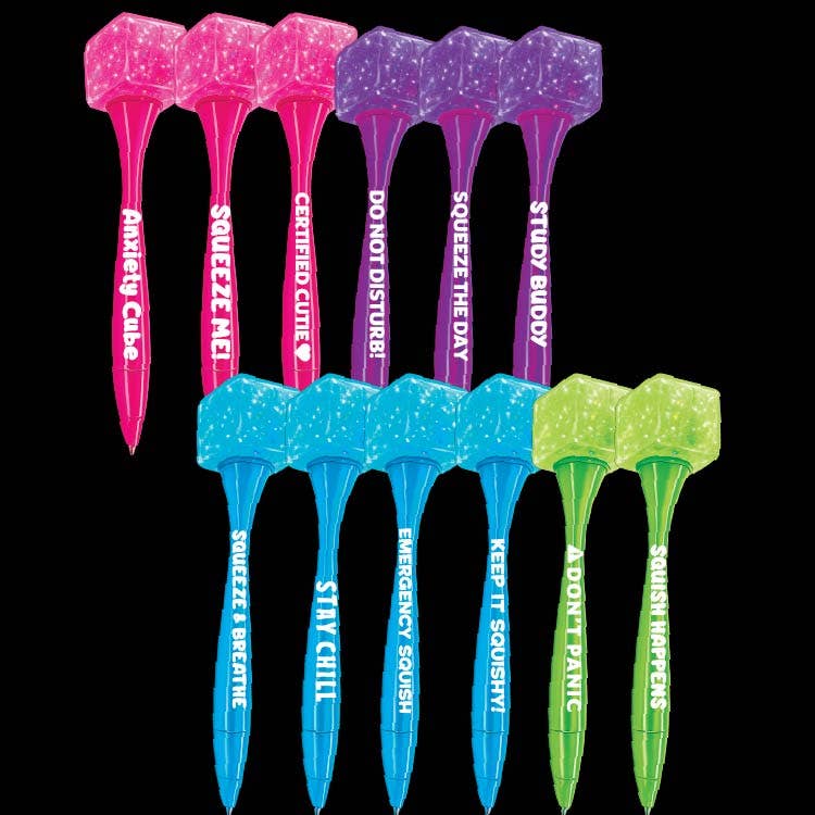 Pre Order Desk Pops Squishy Cube Pen EST Arrival Aug 23rd
