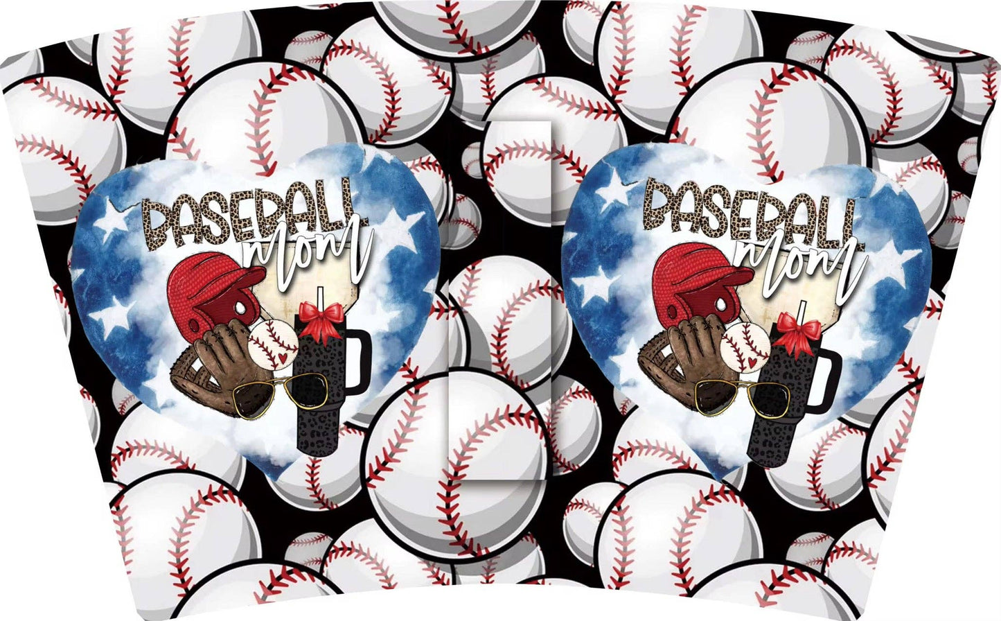 Baseball Mom-American Koozie